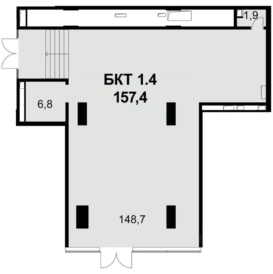 Москва, Шелепихинская набережная, 36стр3.  157м2 — фото 3